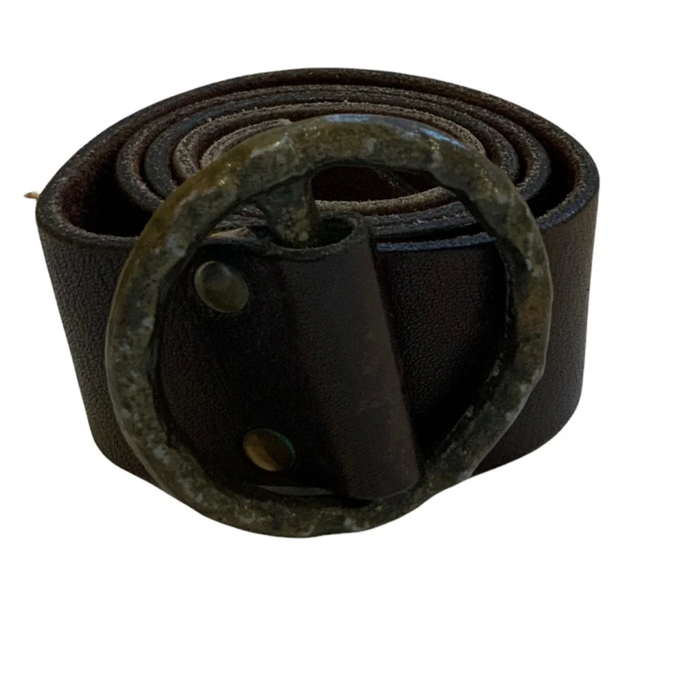 Vintage Classic Adjustable Leather Brown Belt size 32